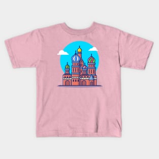 Saints Basil's Cathedral Kids T-Shirt